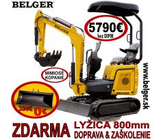 AKCIA-MINIBAGER BELGER BG-910.01 + SVAHOVACIA LYŽICA 800mm