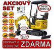 MINIBAGER BELGER BG-1210.02 SET s hydraulickou svahovacou lyžicou