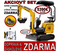 MINIBAGER BELGER BG-910.01 SET s 200mm LYŽICOU