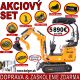 MINIBAGER BELGER BG-850.01 HT SET s pevnou svahovacou lyžicou