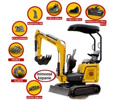 MINIBAGER BELGER BG-910.01 SET s hydraulickou svahovacou lyžicou