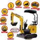 MINIBAGER BELGER BG-910.01 SET s hydraulickou svahovacou lyžicou