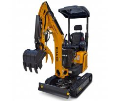 MINIBAGER BELGER BG1400.12 SET II s hydraulickou svahovacou lyžicou + hydraulický pridržiavací palec