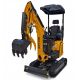 MINIBAGER BELGER BG-1400.12 SET II s hydraulickou svahovacou lyžicou + hydraulický pridržiavací palec