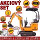 MINIBAGER BELGER BG-850.01 II SET s pevnou svahovacou lyžicou