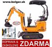 MINIBAGER BELGER BG-850.01 B&S - SET s hydraulickou svahovacou lyžicou